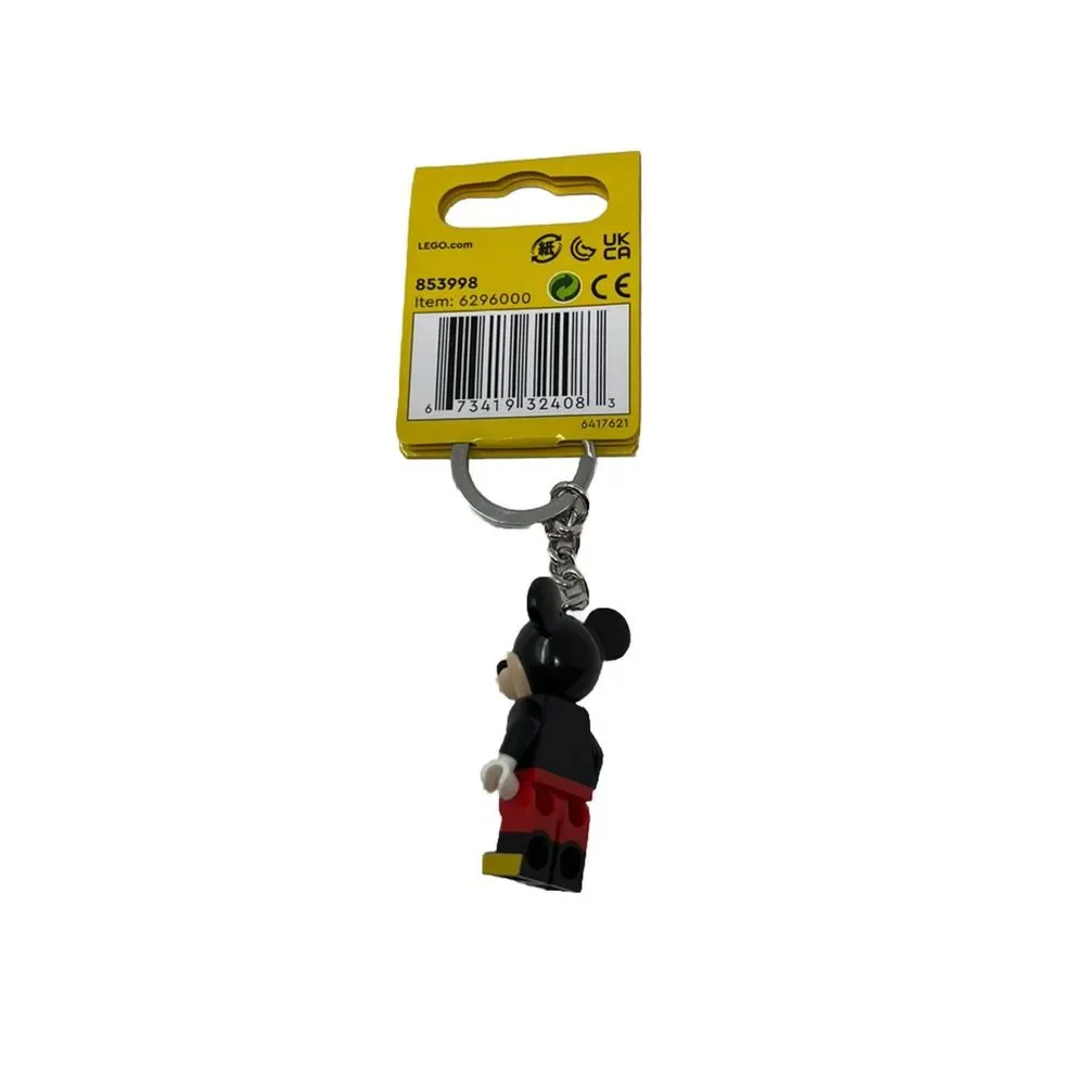 LEGO x DISNEY Minifigure KEYCHAIN Mickey Mouse #853998 / COLLECTABLE / NEW